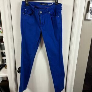 Hot Topic Lovesick Royal blue skinny jeans.  Size 11